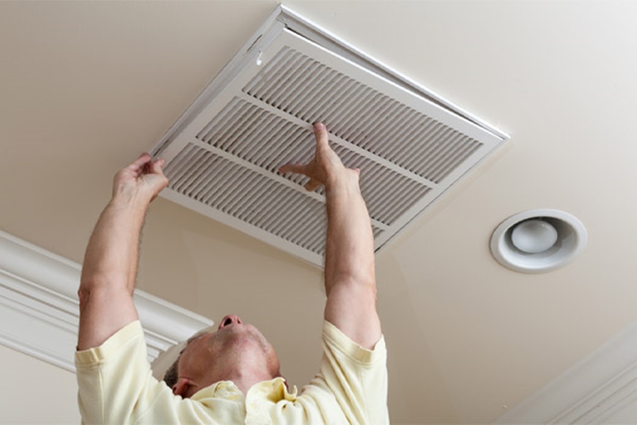 How to find the air filter for the HVAC system in your home